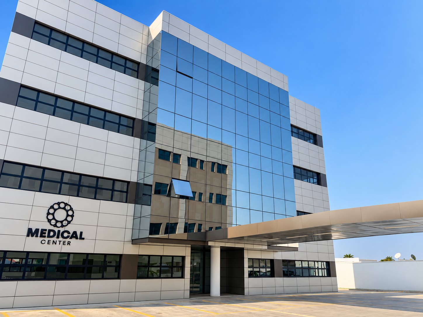 Fachada do Medical Center, onde fica a Corbe, em Pouso Alegre